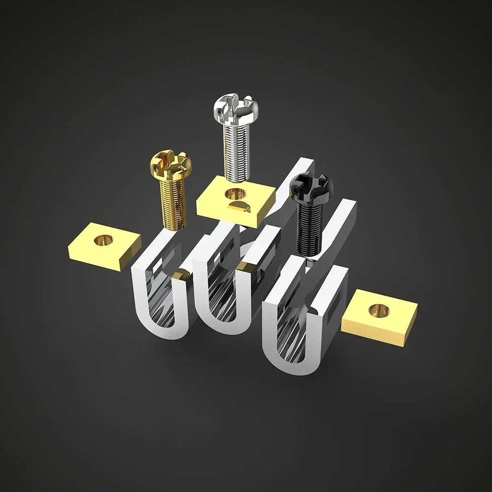 하이 퀄리티 Viborg VI-06BR 오디오 등급 퓨어 레드 구리 IEC AC 인렛, IEC 소켓 플러그 잭