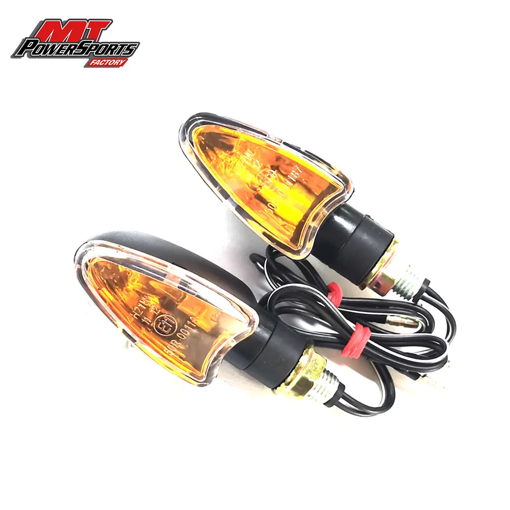 Motorcycle Indicator Turn Signal E-mark Approved LED Blinker Bulb Flasher Lights For Honda Kawasaki Suzuki Yamaha Universal