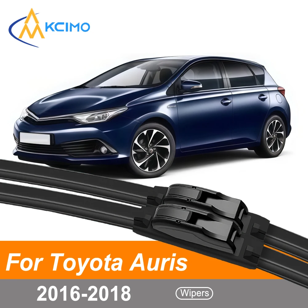 

Streak-Free 2PCS Windshield Wiper Blades Set For Toyota Auris E180 2016-2018 Direct Replacement Quiet Durable Front Wipers