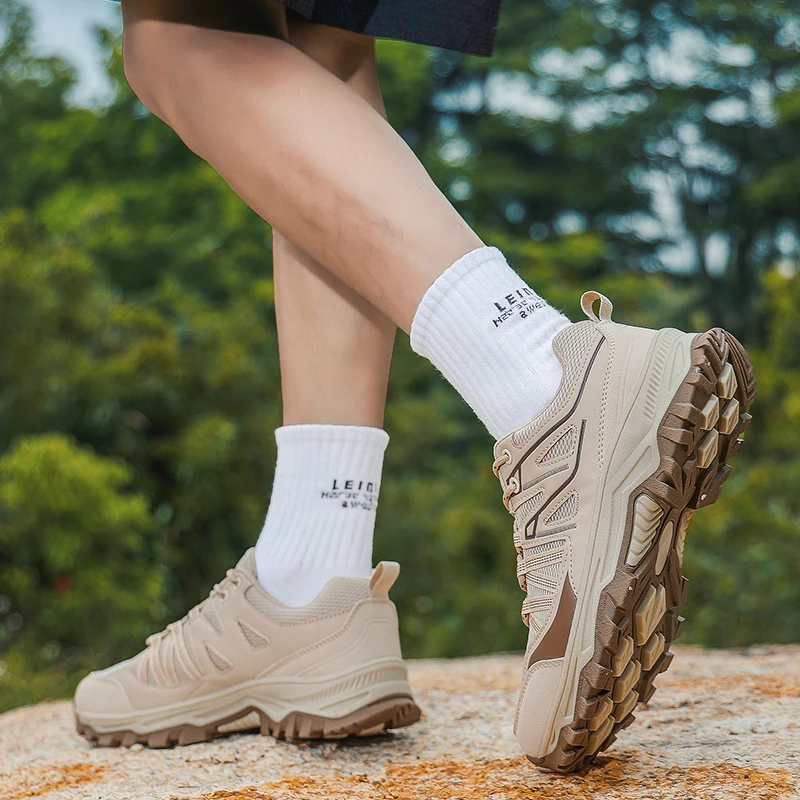 

Men's Shoes 2026 New Summer Breathable Non-Slip Work Safety Casual Outdoor Sports Soft-Soled Hiking Trendy Shoes