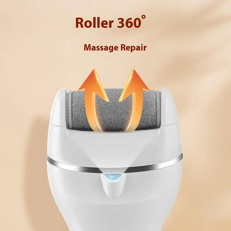 Electric Foot Callus Remover USB Charging Foot Scrubber File Portable Waterproof Foot Filer Pedicure Tool For Dry And Crack Feet