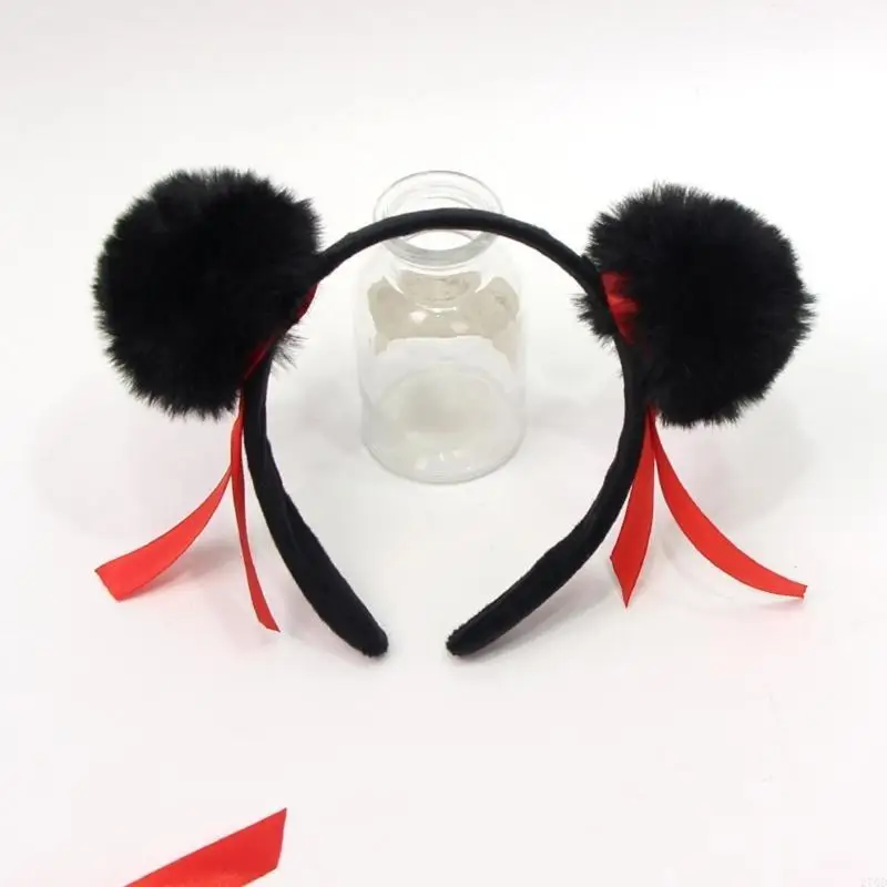 Bandeau Nezha en ruban petits en peluche 270D, pour les fêtes Cosplay, vêtements quotidiens, coiffures amusantes,