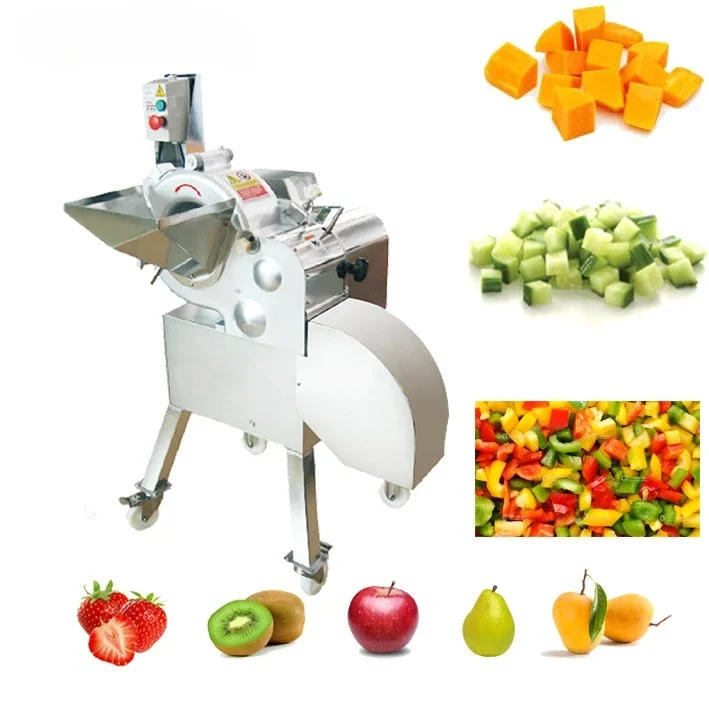 Commercial Vegetable Fruit Cutting Machine Bananas Coconut Mango Onion Dicer Pineapple Dicing Machine Cd-800 Ce