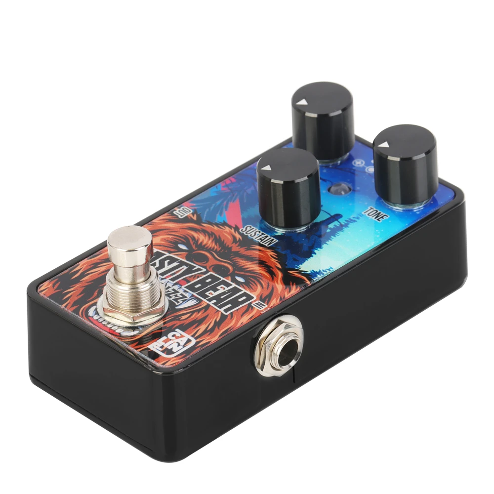 Caline G014 Nasty Bear-Pedal de efecto de guitarra clásica Fuzz, True Bypass, piezas y accesorios de guitarra eléctrica