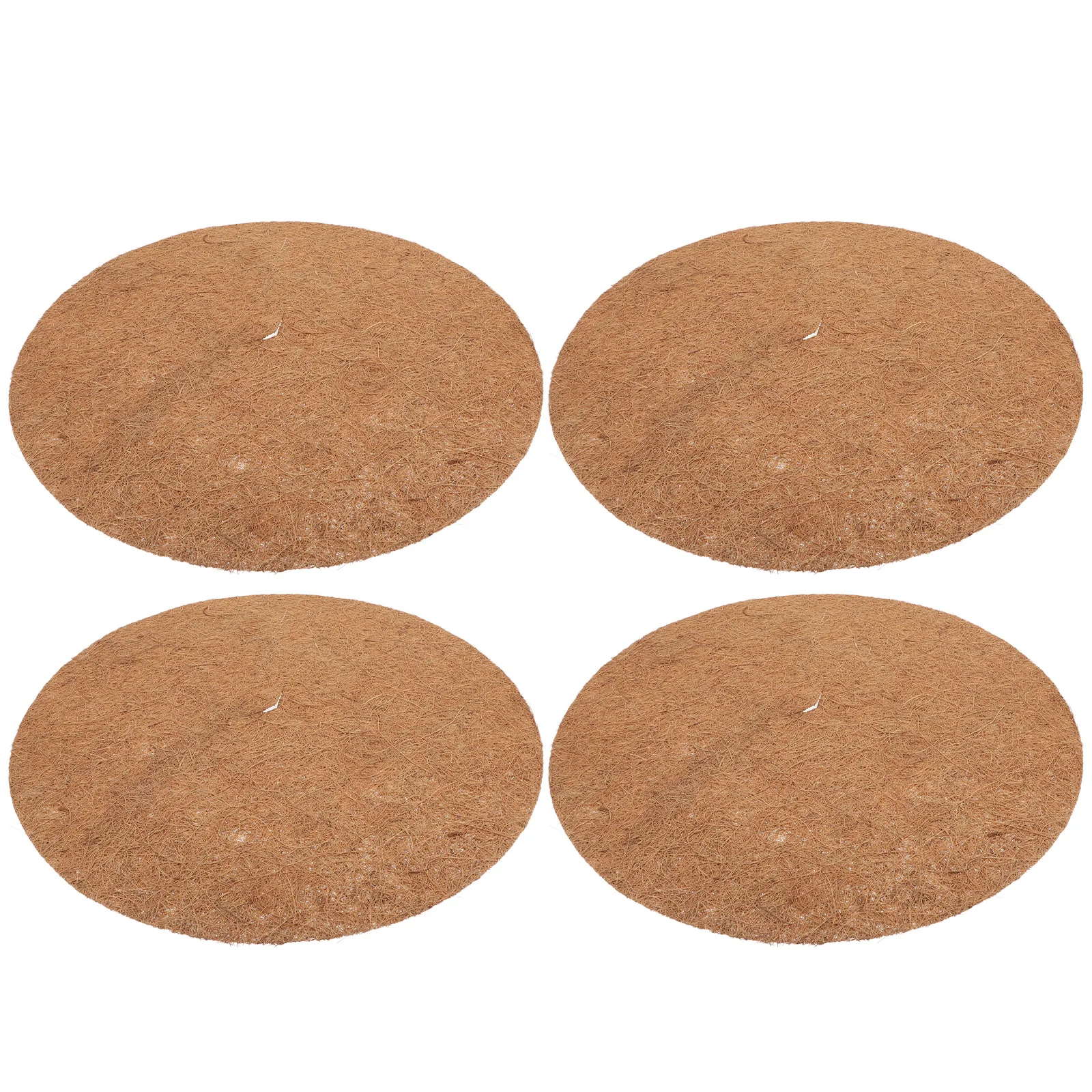 

4Pcs Coconut Fiber Mulch Ring Tree Base Protector Root Cover Tree Trunk Guards Garden Ring Planter Liner Mulch for Landscaping