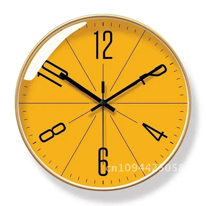 

2024 Nordic Simple Wall Clocks Creative Personality Modern Clock Wall Mute Home Bedroom Restaurant Living Room Decoration Clock