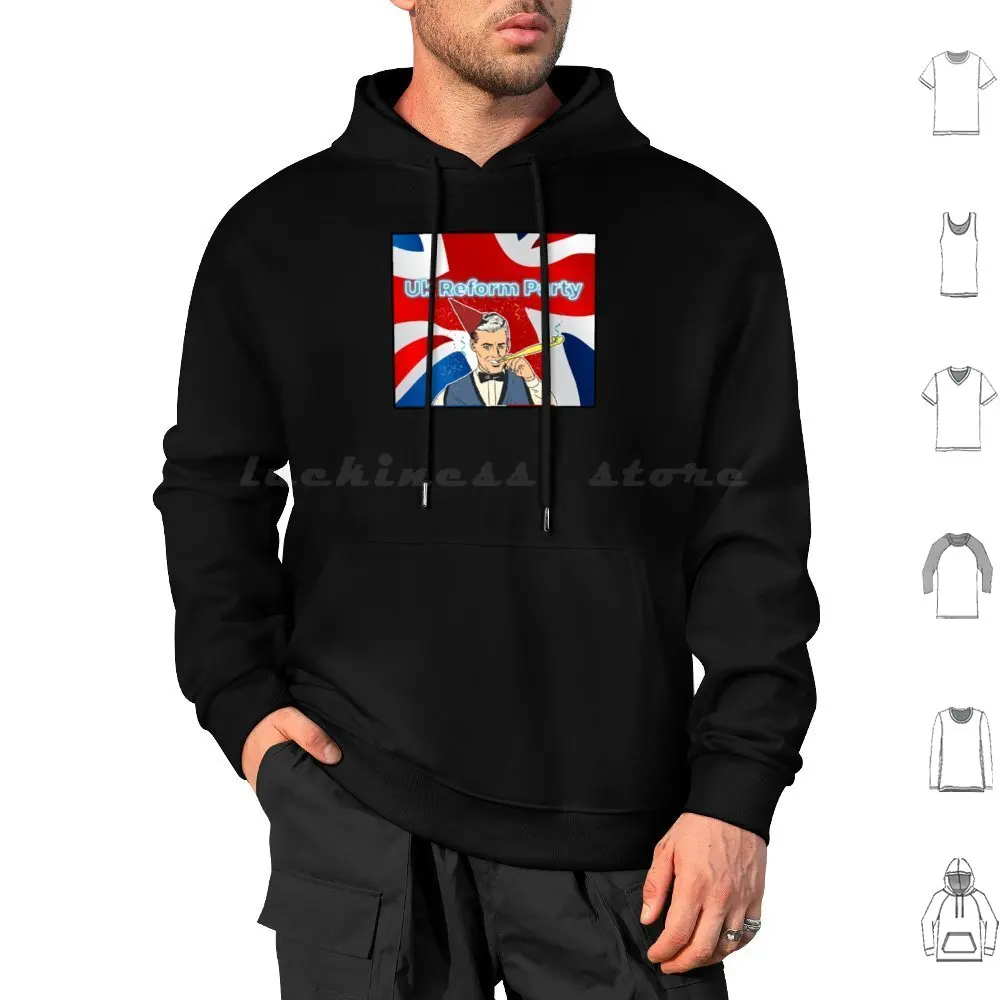 Uk Reform Party Hoodies Long Sleeve Uk Reform Party Uk Uk Reform Reform Party England Reform Britain British Nigel