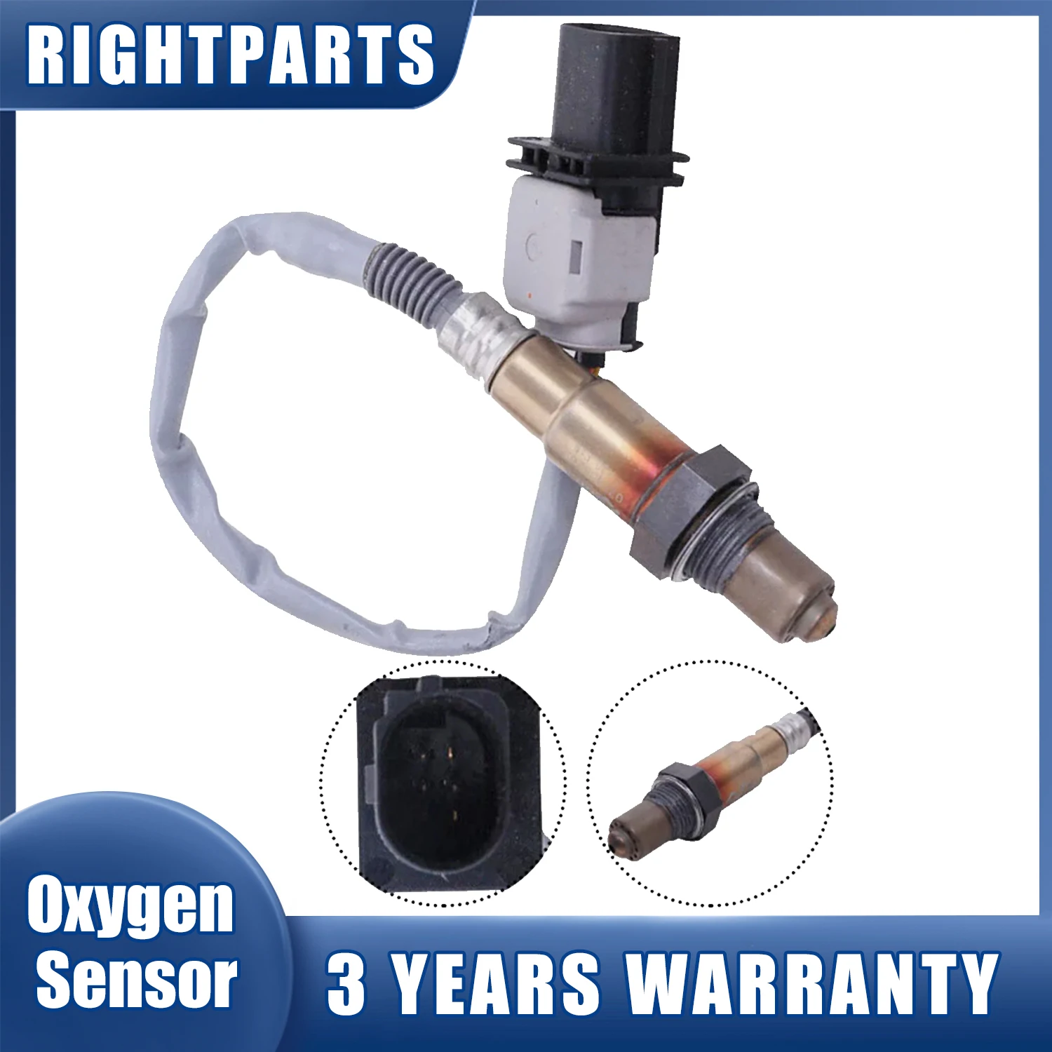 07L906262S 0258017153 O2 Oxygen Sensor For Audi A3 A4 A5 A8 Q7 Q5 1.8 2.0 TFSI Lambda Sensor VW Automobile Sensor