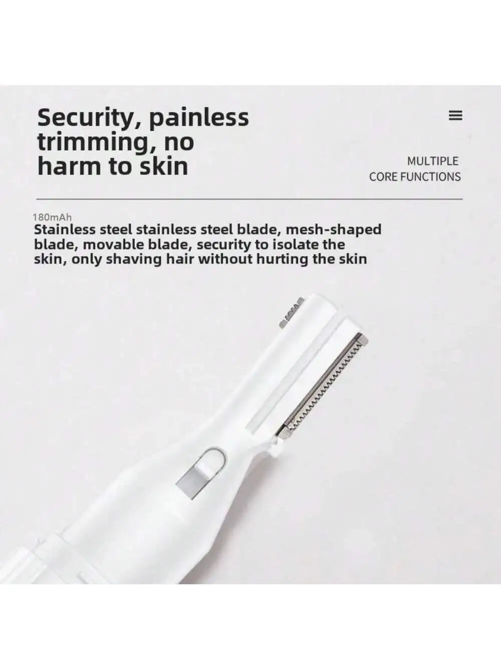 ماكينة تشذيب الحواجب الكهربائية لعام 2026 للنساء، أداة حلاقة صغيرة خاصة قابلة لإعادة الشحن للمبتدئين، قابلة لإعادة الشحن