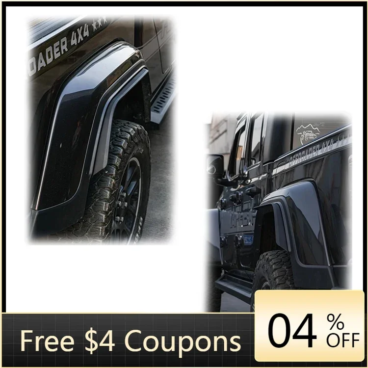 

One New Design Car Offroad 4x4 Auto Accessories Wider Version Fender Flare For Jeep Gladiator JT