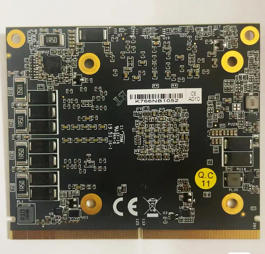 Imagem -02 - Placa Gráfica Mxm P2000 Zbook 15 g2 g3 M7510 M7520 Placa de Meia Altura