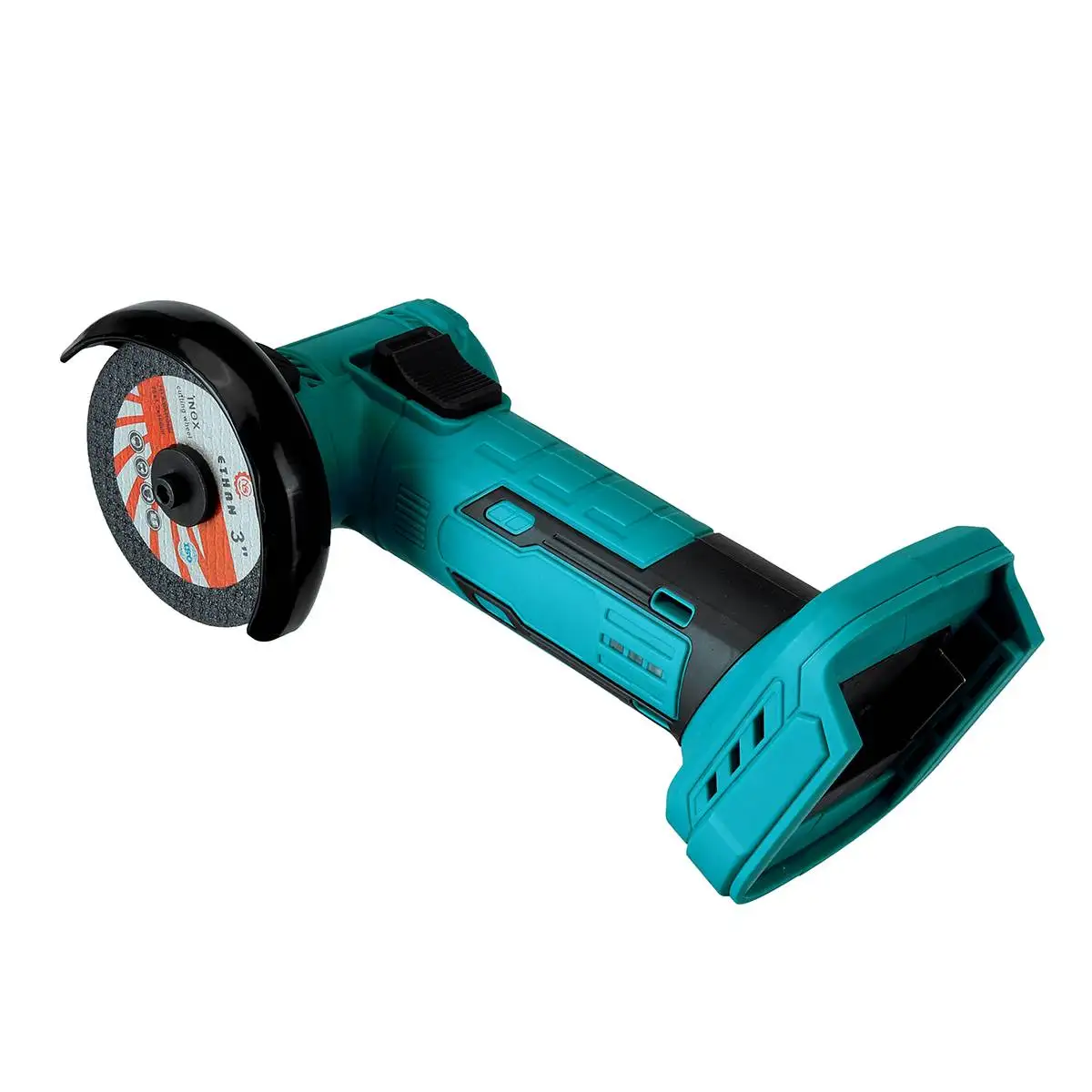 Mini Angle Grinder Brushless Cordless Polishing Machine Diamond Cutting Grinder with 2 Cutting Disc for Makita 18V Battery