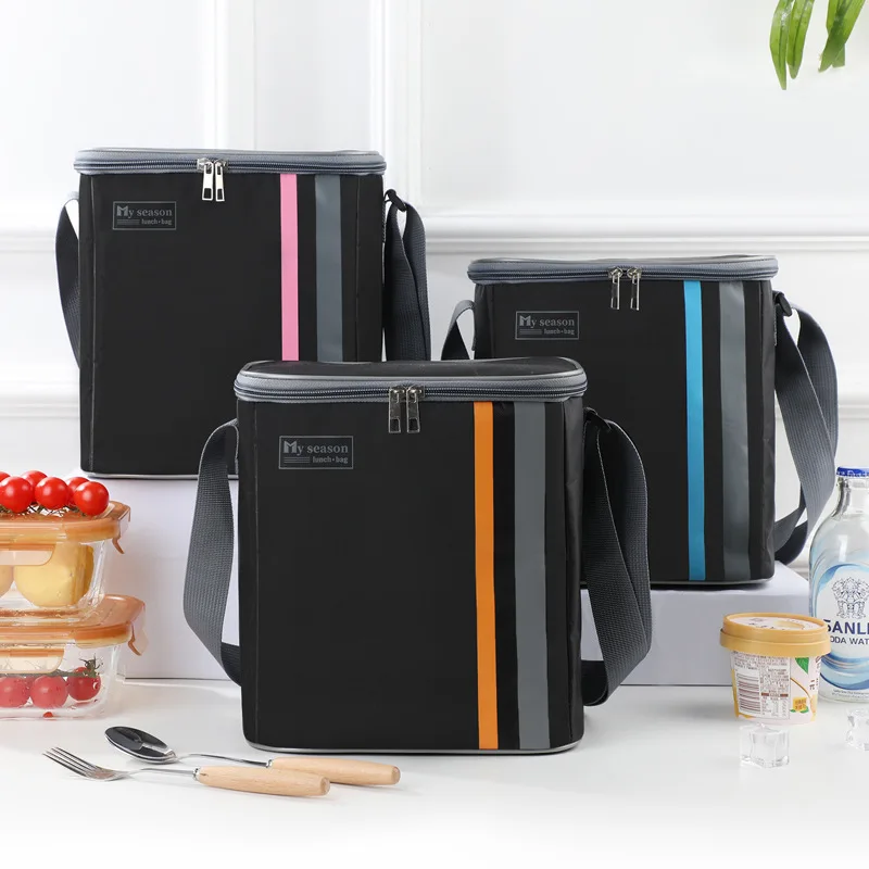 

Insulated Lunch Bag Large Reusable Lunch Bags with Adjustable Shoulder Strap for Women Men, Ideal for Work, School & Outdoor Use