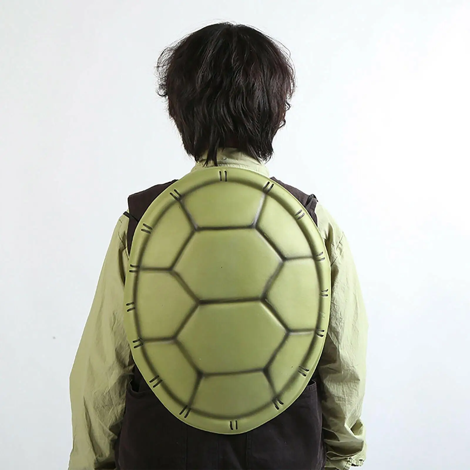 Simulated Turtle Shell Cute Back Decoration Halloween Costume Props Turtle Fake Back Cosplay Props Party Performance Costumes