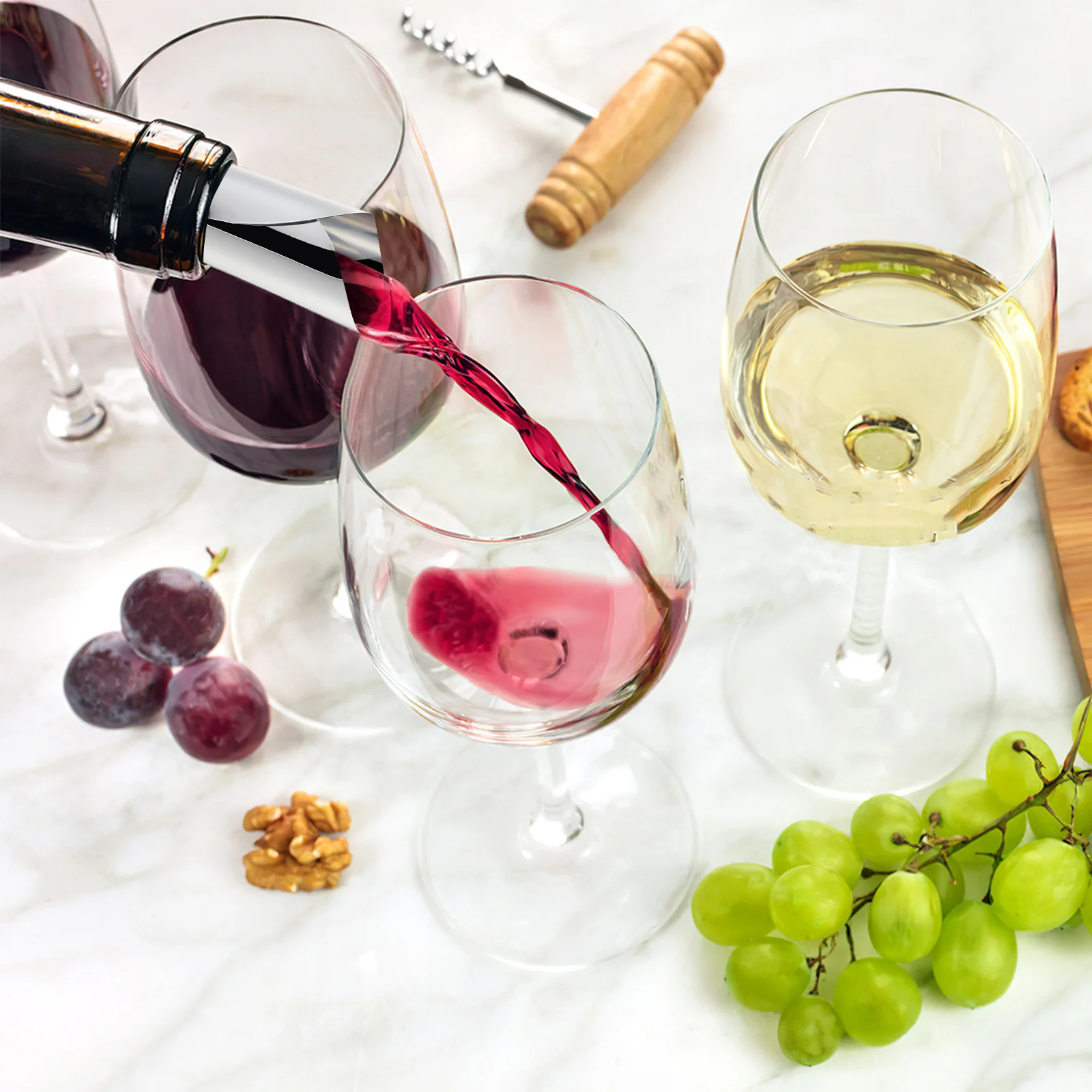 

60Pcs Wine Pourer Discs Reusable Drip Stop Spouts for Wine Beer Liquor Compact Lightweight Travel Friendly Liquor Pour Spout