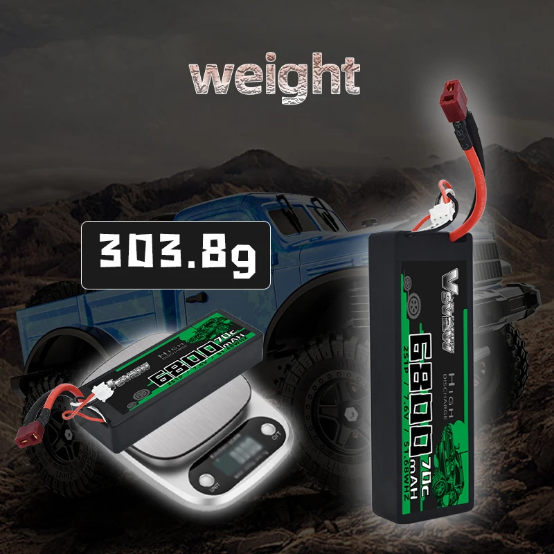 Batería LiPo VSVAW 2S 70C 7,6V para drones y RC - imagen 5