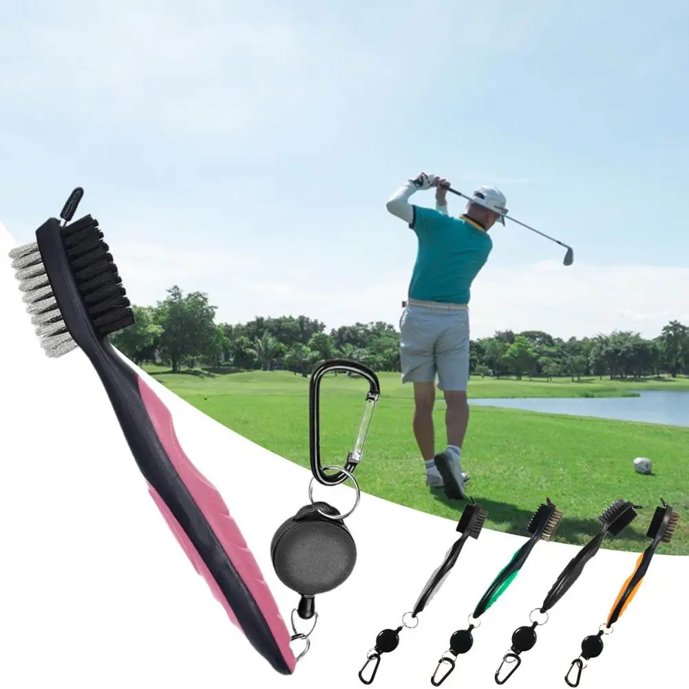 Universal Club Cleaning Brush Lightweight 2 Sided Golf Cleaning Brush Effective Durable Golf Club Brush for Home