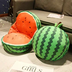 Simulation Watermelon Plush Pillow Cushion Lazy Sofa Seat Throw Pillow Anime Stuffed Soft Kids Toys for Girls Child Home Decor