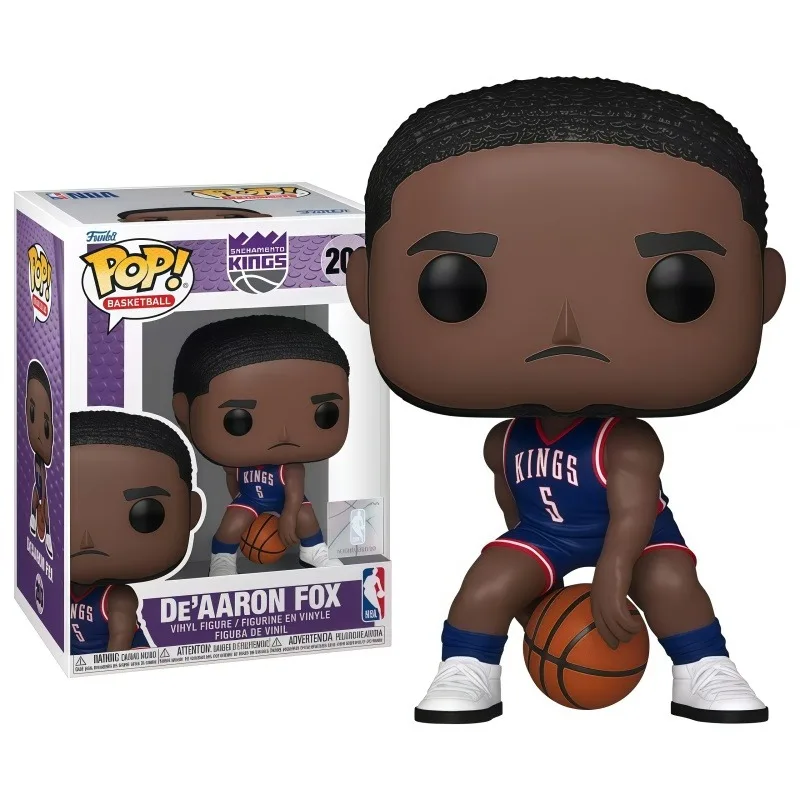 Funko Pop NBA Sacramento Kings De'Aaron Fox Premium Vinyl Figure Collectible Desktop Display Home Decor Gift for Basketball Fans - view 3