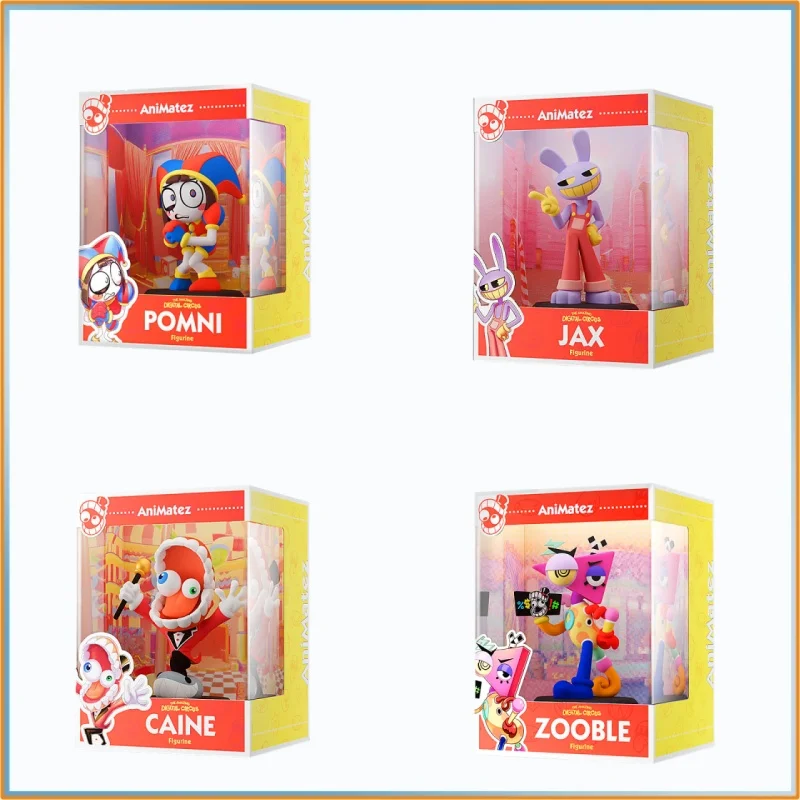 

Genuine The Amazing Digital Circus 4.5 Inch Model Pomni Jax Caine Kinger Zooble Gummigoo Gangle Ragatha Figurine
