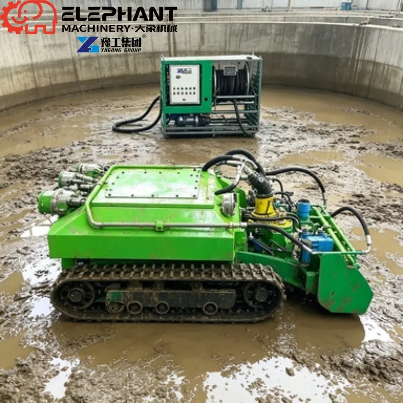 Remote Control Underwater Dredging Robot High Efficiency Sludge Dredge Equipment for Sewer Pipe