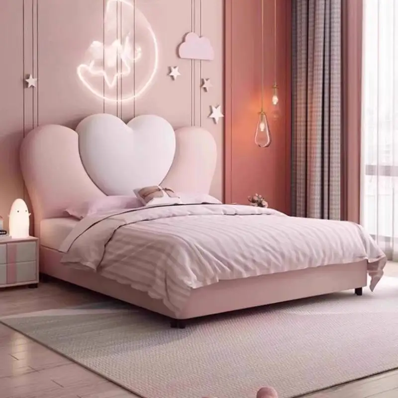 

Girls Decoration Kids Beds Luxuce Simple Nordic Modern Style Kids Beds Design Single Custom Wood Lettino Per Bambini Furniture