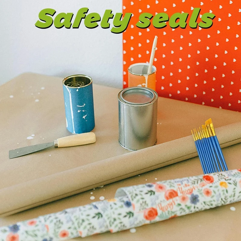 Enjoy New 12Pack Empty Paint Cans With Lids,1/2 Cup Capacity Empty Unlined Paint Cans Paint Storage Containers,For Painting Craf