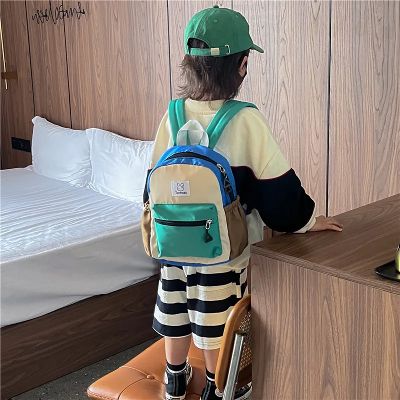 Kids Backpack for Boy Toddler Backpack Fashion Baby Cute Canvas Backpack Mother Kids Bags for Girl School Bags Mochilas Рюкзак