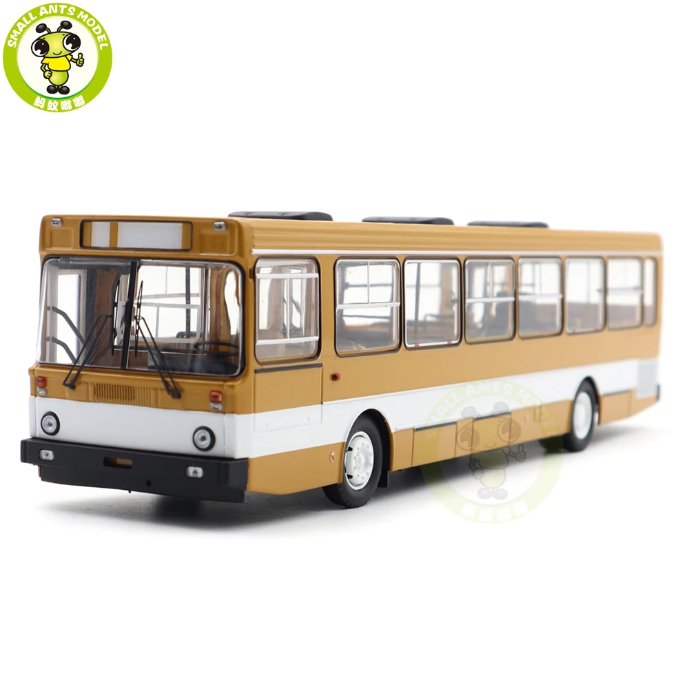 1/43 Russian City Bus Models LIAZ 5256 Diecast Mode Toy Car Bus Gifts For Father Friends