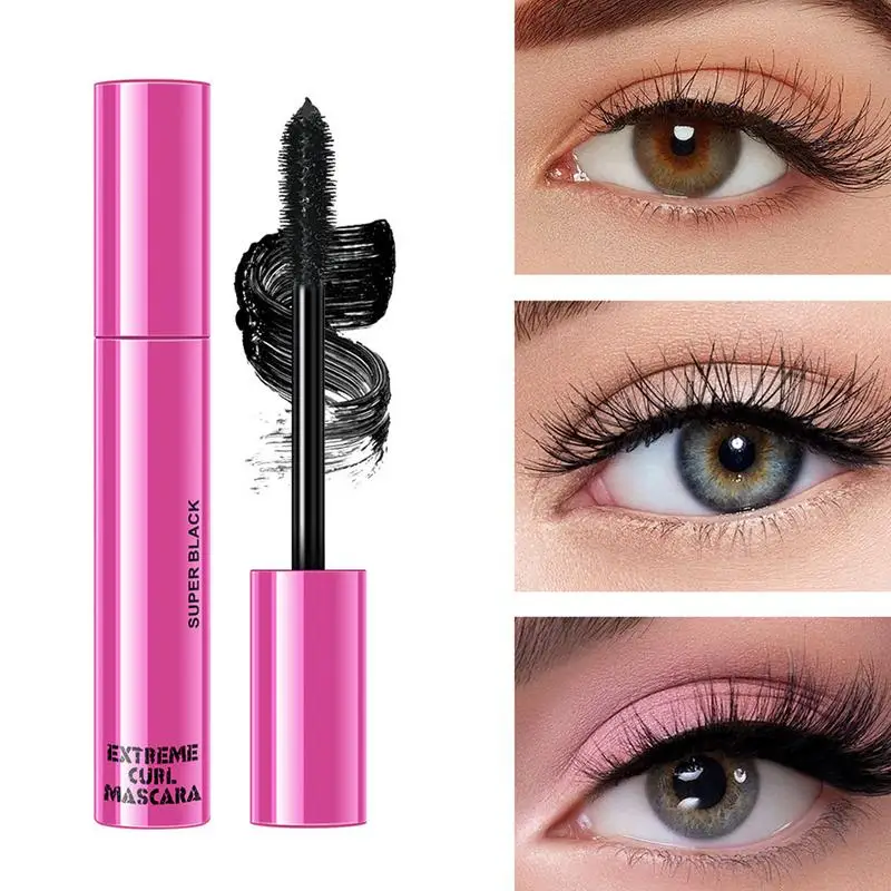 High Definition Mascara For Defined Waterproof Clean Volume Mascara 10ml Women Sweatproof Curling Mascara For Straight Lashes