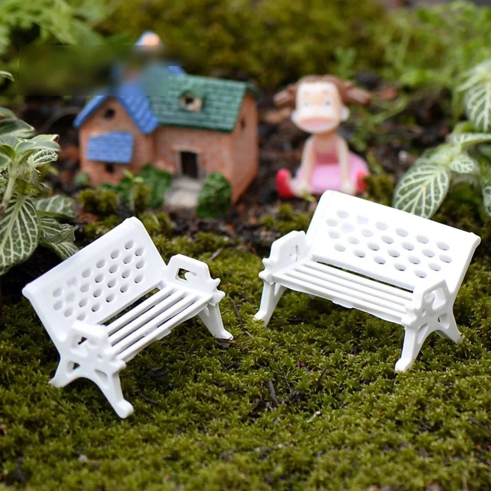 10pcs Model Train HO TT Scale 1:87 Bench Chair Settee Street Park Layout Model Park Bench Mini Garden Ornament Park Bench Craft