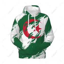 Unisex Algeria Flag Color Hoodie 3D Men Women Harajuku Sweatshirt Pullover Hoodies Polyester Casual