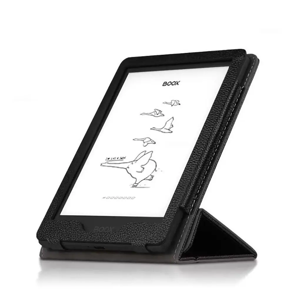 

6 inch e-Reader Case Wear-resistant Three-fold Protective Cover Hard Slim Lightweight for Onyx Boox Poke 4S/4/3/2