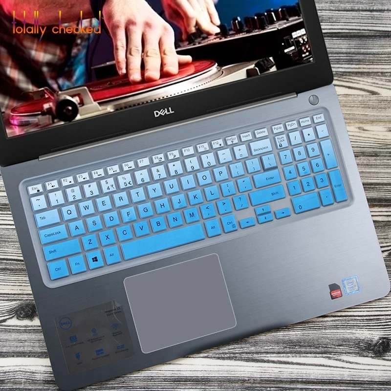 15.6 inch laptop keyboard cover for Dell Inspiron 15 5000 series  i5555 i5558 i5559 i5566 i5567 i5577 Vostro 15-3558 3578 3552