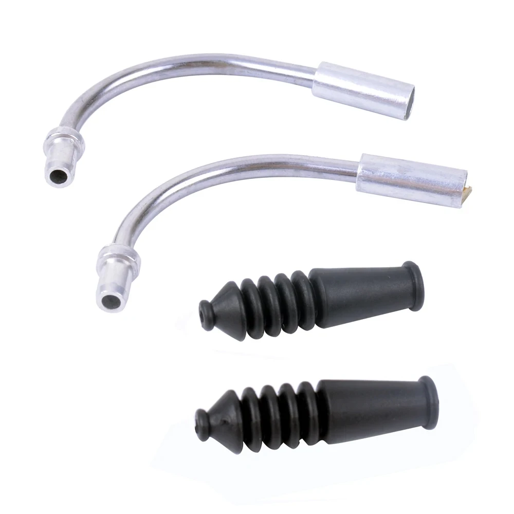 ZTTO MTB Cycling V-Brake Noodles Bend Tube Linear Pull Brake Cable Guide with Rubber Sleeves Bicycle Brake Parts