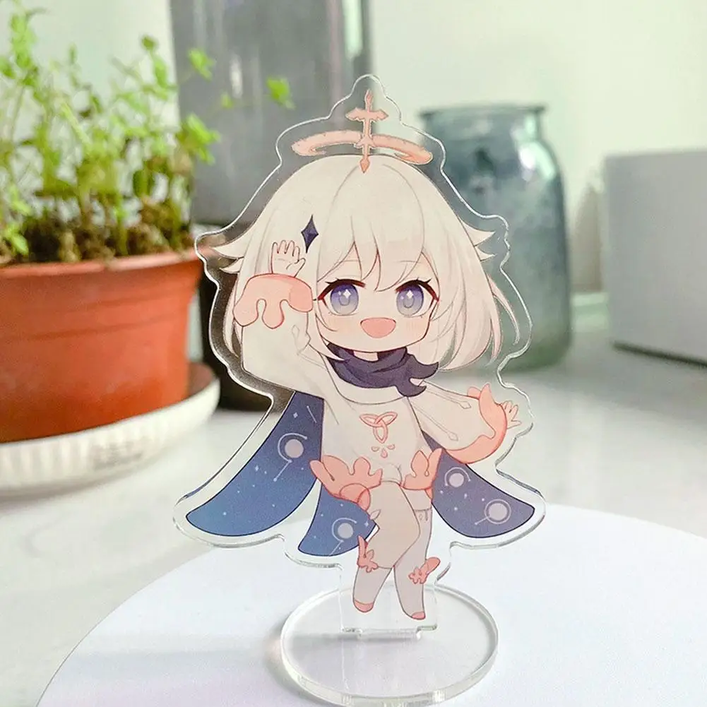 1PC Stand For Game Genshin Impact Stand Plate Anime Cartoon Cosplay Figure Character Acrylic Props Desk Decoration Ornament