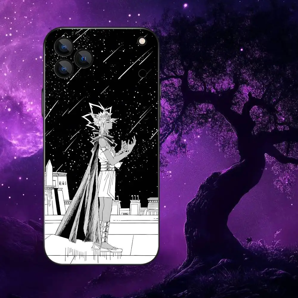 أنيمي Y-Yu-Gi-Oh حافظة لهاتف آيفون 17,16,15,14,13,12,Pro,Max,Plus,E,SE4,Air,Mini Black Soft Box