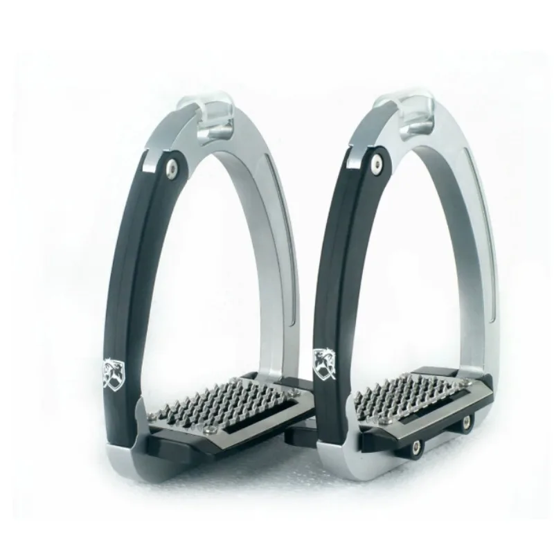 125mm Aluminum Alloy Safety Stirrups Full Set Anti‑Slip Equestrian Riding Stirrup for Horse Saddle Riding Sport Accessory