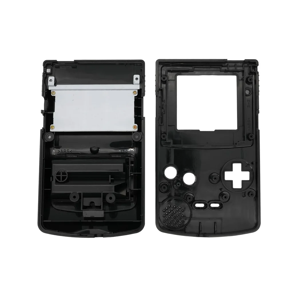 닌텐도 게임보이 컬러 GBC 클래식 쉘, 오리지널 사이즈 게임 쉘 하우징 케이스 커버, 스티커 버튼 멤브레인 세트 포함, 신제품