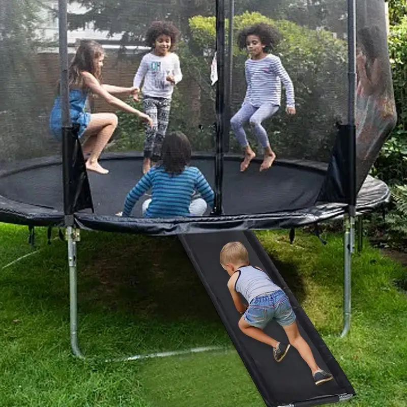 Safety Trampoline Ladder Strong Tear Resistant Trampoline Slider Ladder Easy To Set Trampoline Attachments Slide Ladder