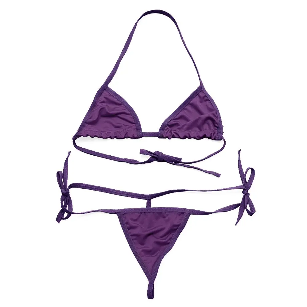 

Woman Tie Adjustable Sexy Underwear Bra Set Bralette Panties