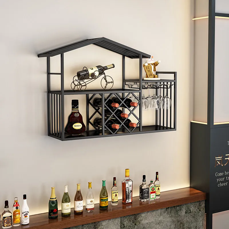 Interior Metal Wine Cabinet Professional Vintage Minimalist Save Space Cabinet Modern Armarios Para