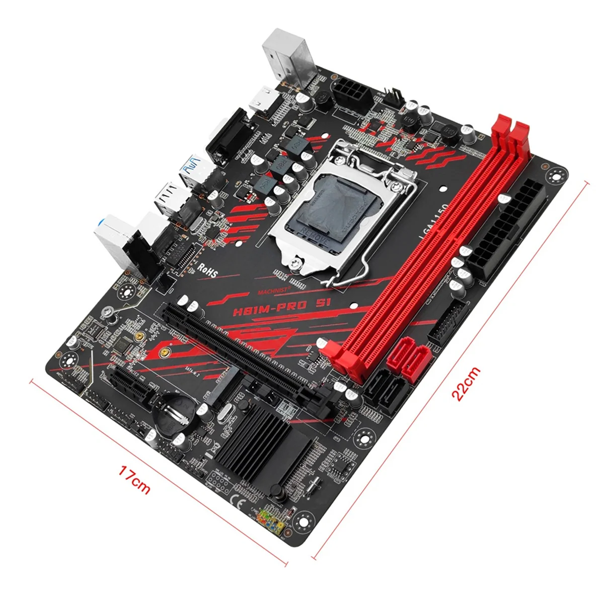 

X61A_H8M PRO S1 Motherboard LGA 1150 Motherboard Support Pentium Core I3