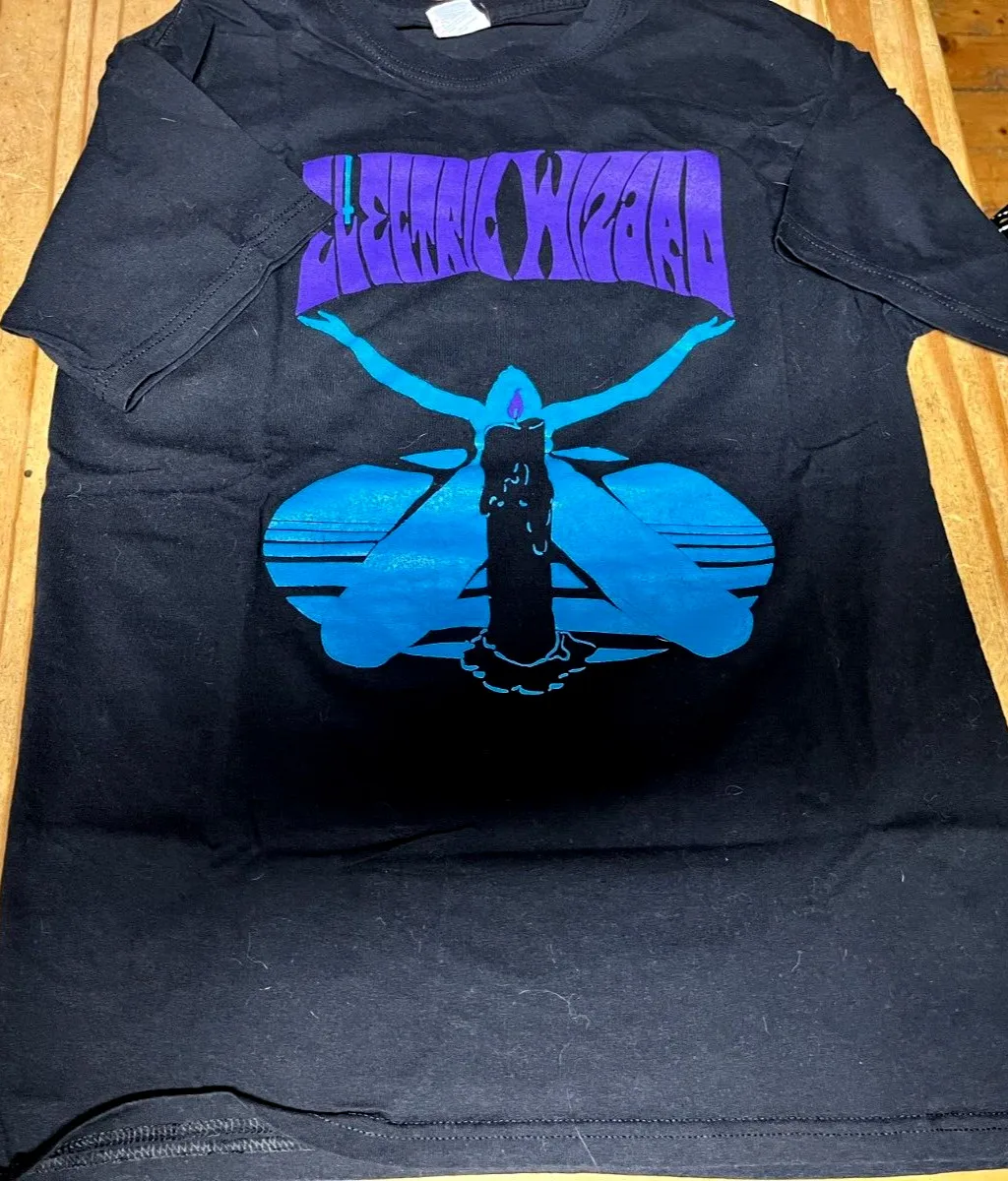 T-shirt vintage Electric Wizard SLEEP! Goblin orange! SANT VITUS!