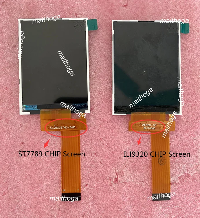 2.8 inch 262K 26PIN TFT LCD Color Screen ST7789 Drive IC 16Bit