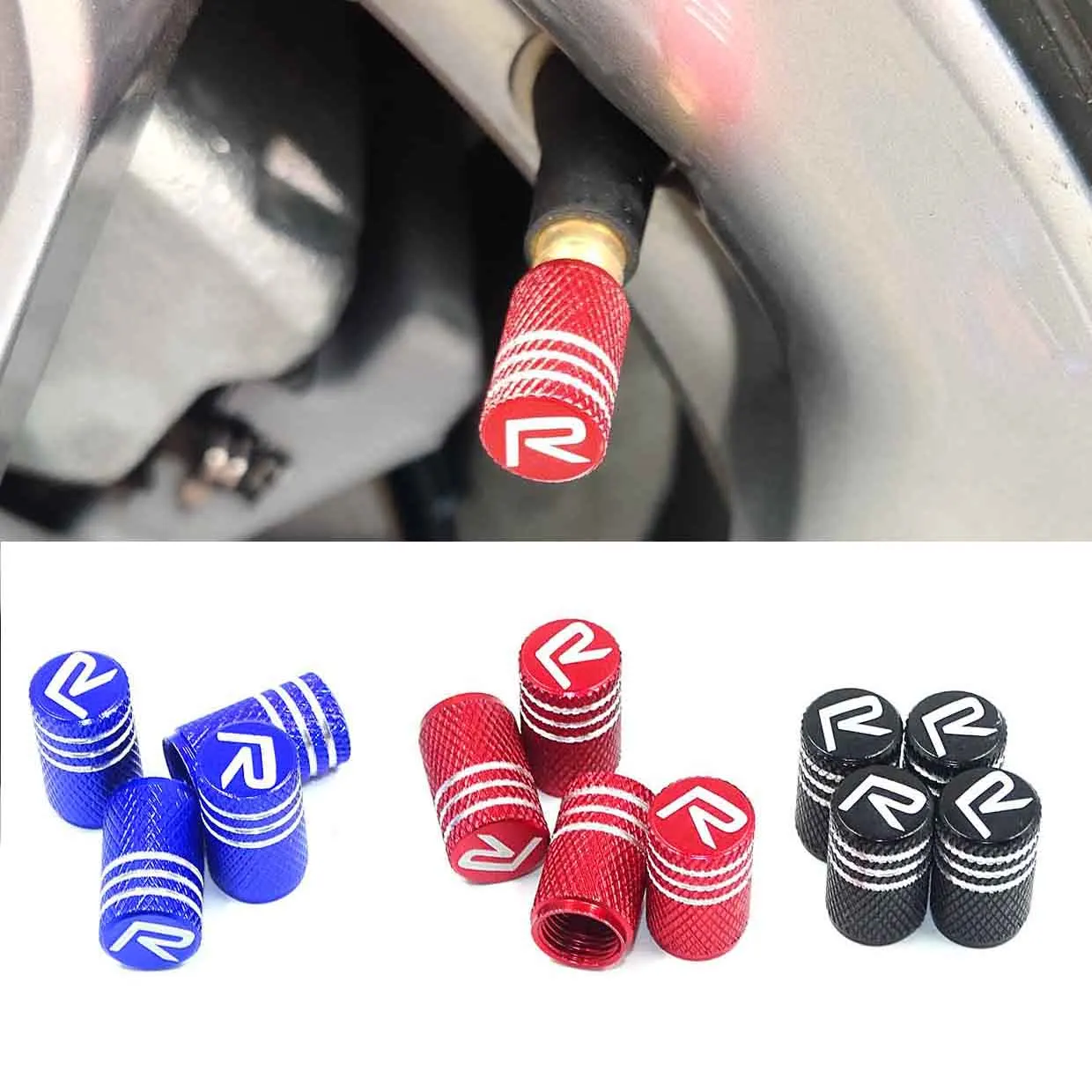 Thread Car Tires Wheel Valve Cap Cover Auto Styling for Volvo C30 S60 XC60 S90 XC90 V60 S40 V40 V60 V90 XC40 R DESIGN