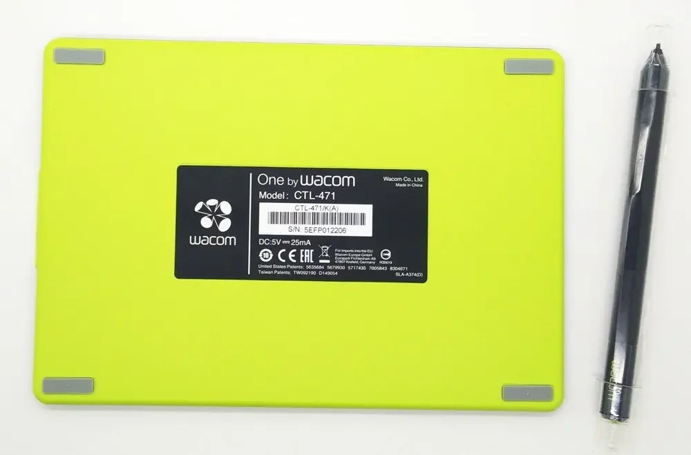 One By Wacom Small Drawing Pen Tablet  CTL471