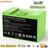 14.4V 5000mAh i7 Battery Replacement for iRobot Roomba e and i Series i7+ e5 7150 7550 i3 3150 i3+ 3550 i4 4150 i4+ 4624864 ﻿