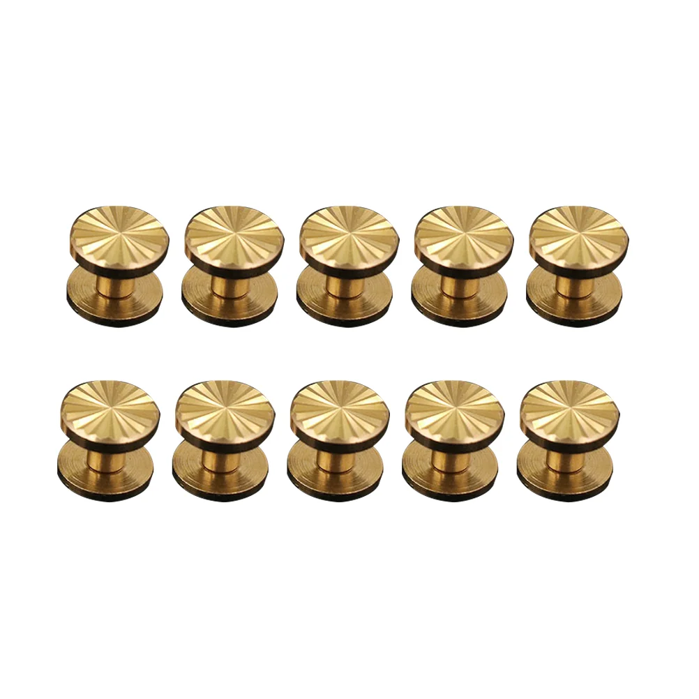 10 Pcs Strict Quality Inspection Screws Sunflower Fastener Rivet Belt Harness Nail Rivets Studs