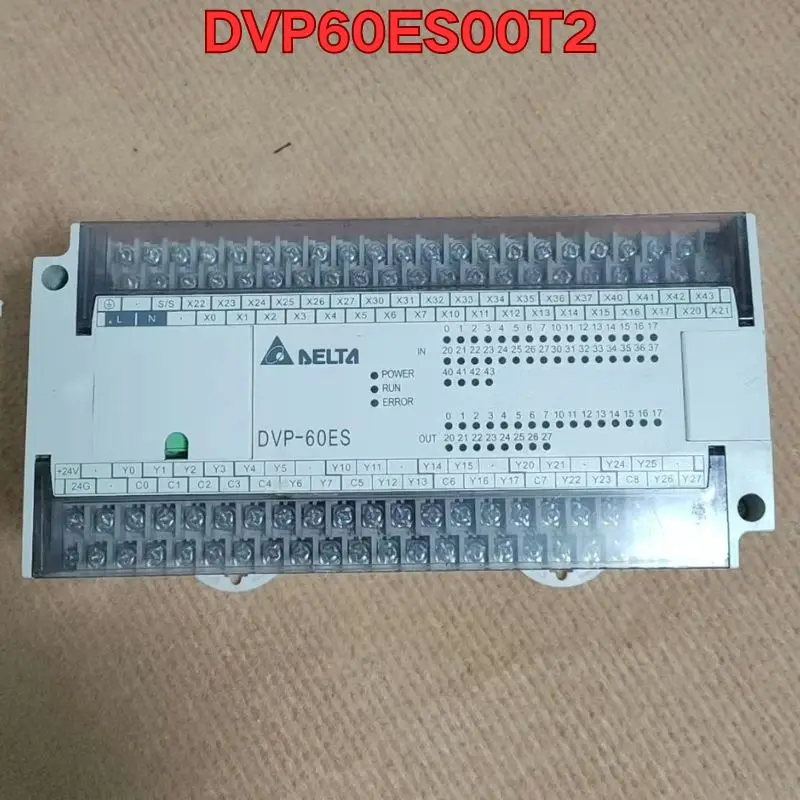 

Second-hand PLC module DVP60ES00T2 function test is normal